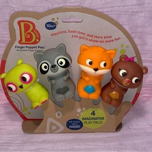 B. Toys Pinky Pals 4 Finger Puppets Bathtime & Playtime Fun